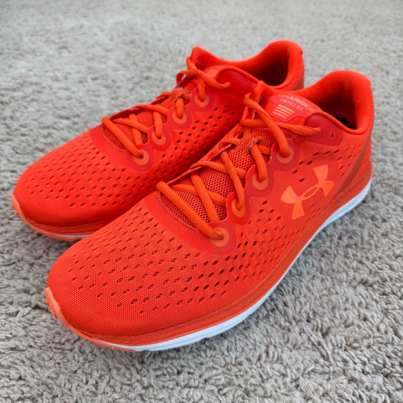 Under Armour Running Shoes Charged Impulse 2 Men's 11 Orange Athletic Sneakers - Picture 1 of 14
